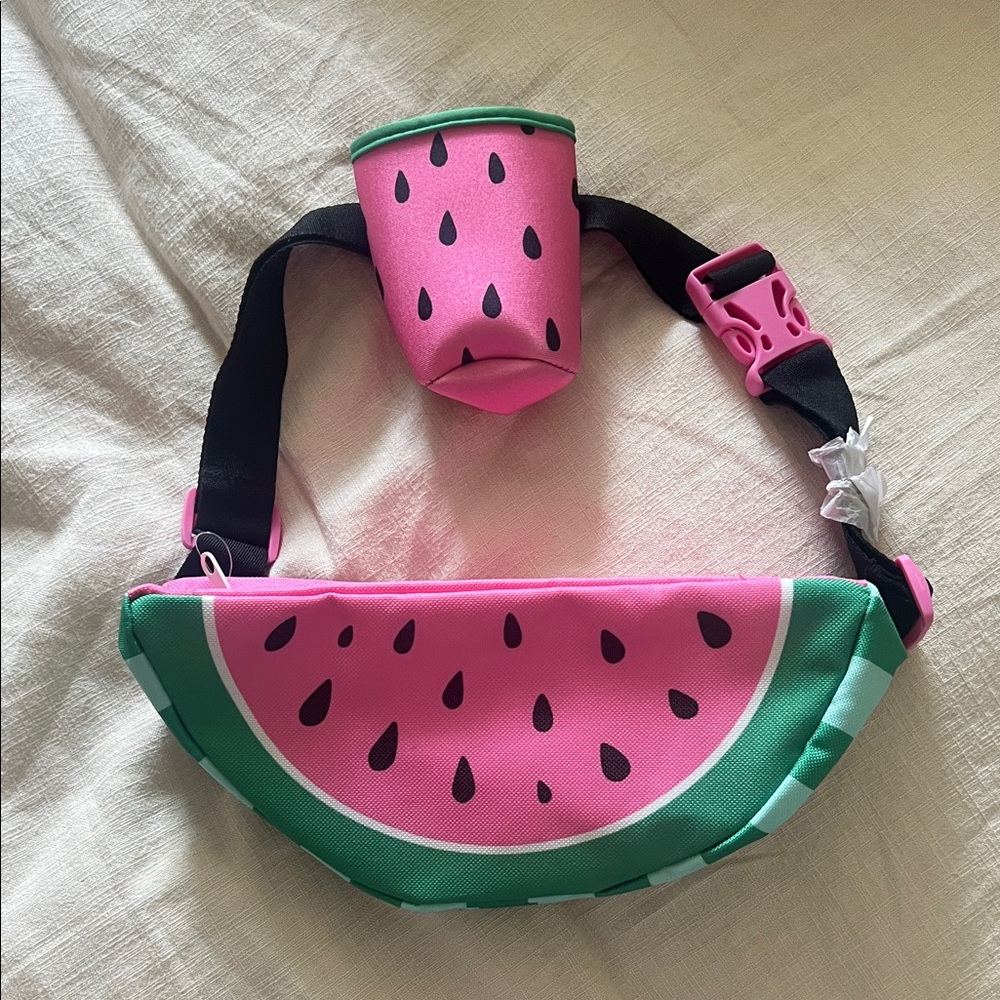 Ulta Watermelon Fanny Pack (Belt Bag) & Matching
Drink Koozie